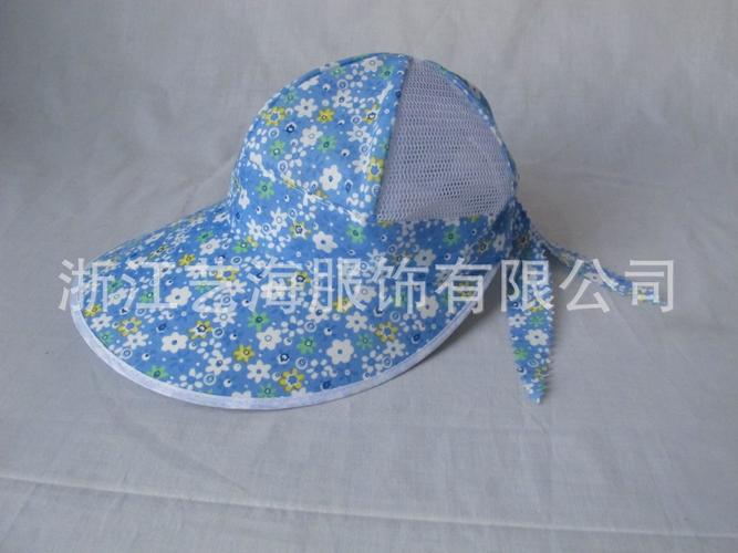 小碎花大檐遮阳帽 夏日时尚与防晒的完美结合